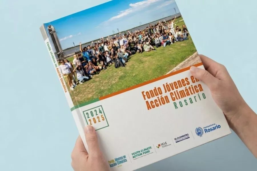 Imagen de Ya está disponible el libro del Fondo Jóvenes en Acción Climática Rosario 2024–2025